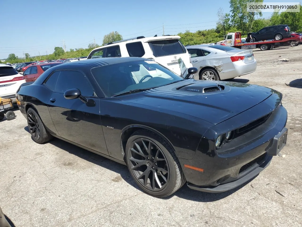 2015 Dodge Challenger Sxt VIN: 2C3CDZAT8FH910860 Lot: 52192334