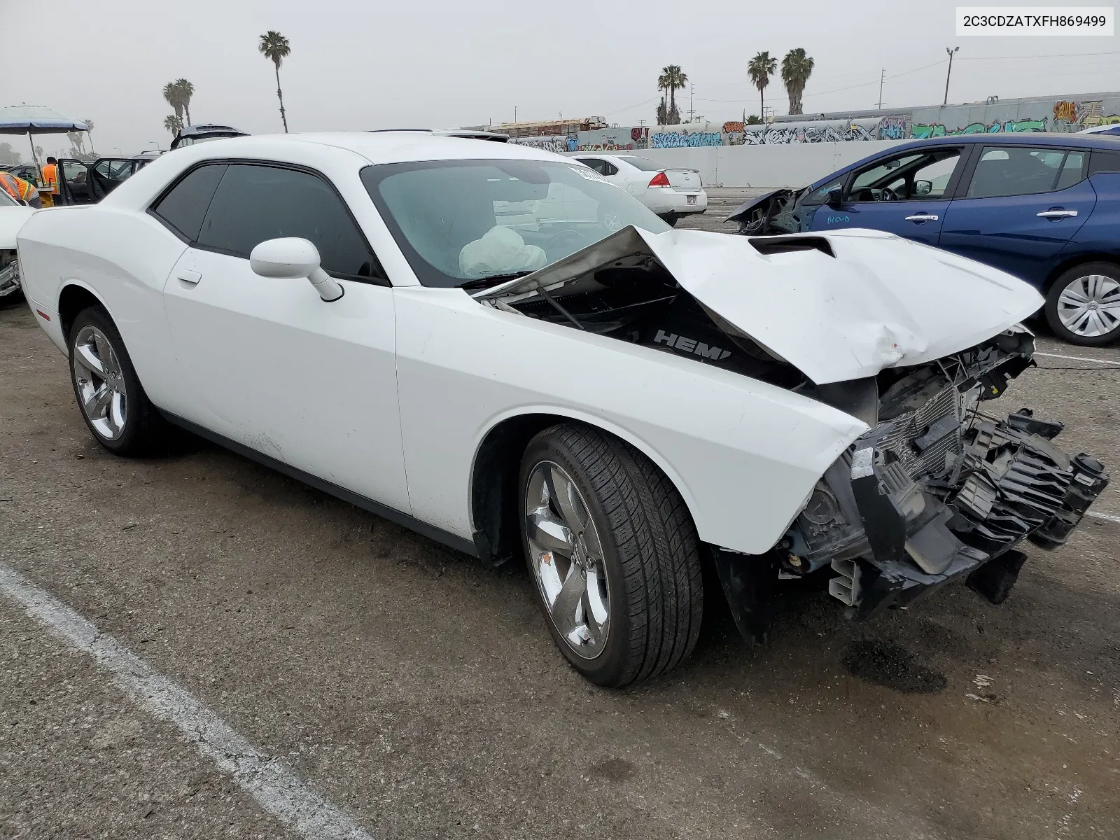 2015 Dodge Challenger Sxt VIN: 2C3CDZATXFH869499 Lot: 58174824