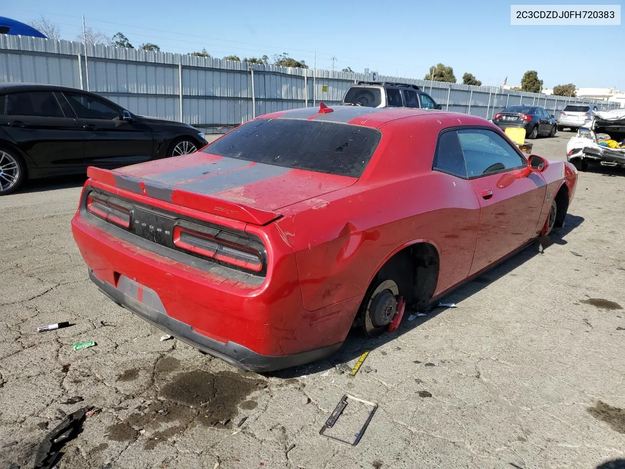 2015 Dodge Challenger Srt 392 VIN: 2C3CDZDJ0FH720383 Lot: 58234024