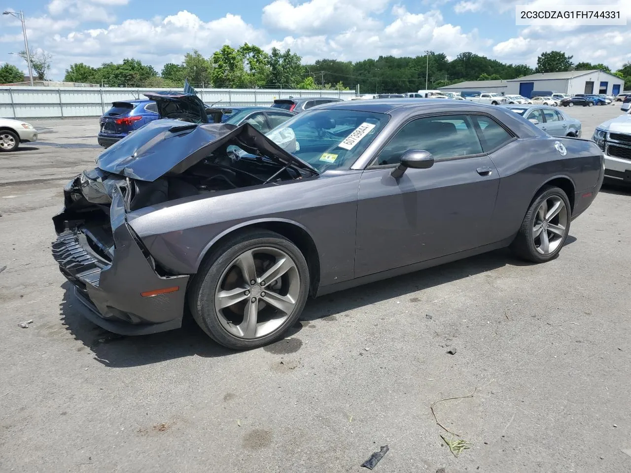 2015 Dodge Challenger Sxt VIN: 2C3CDZAG1FH744331 Lot: 60739844