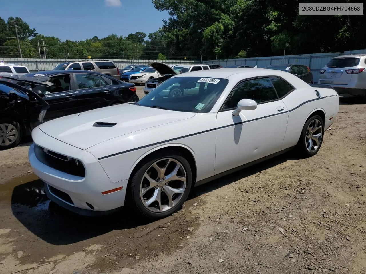 2015 Dodge Challenger Sxt Plus VIN: 2C3CDZBG4FH704663 Lot: 61527094