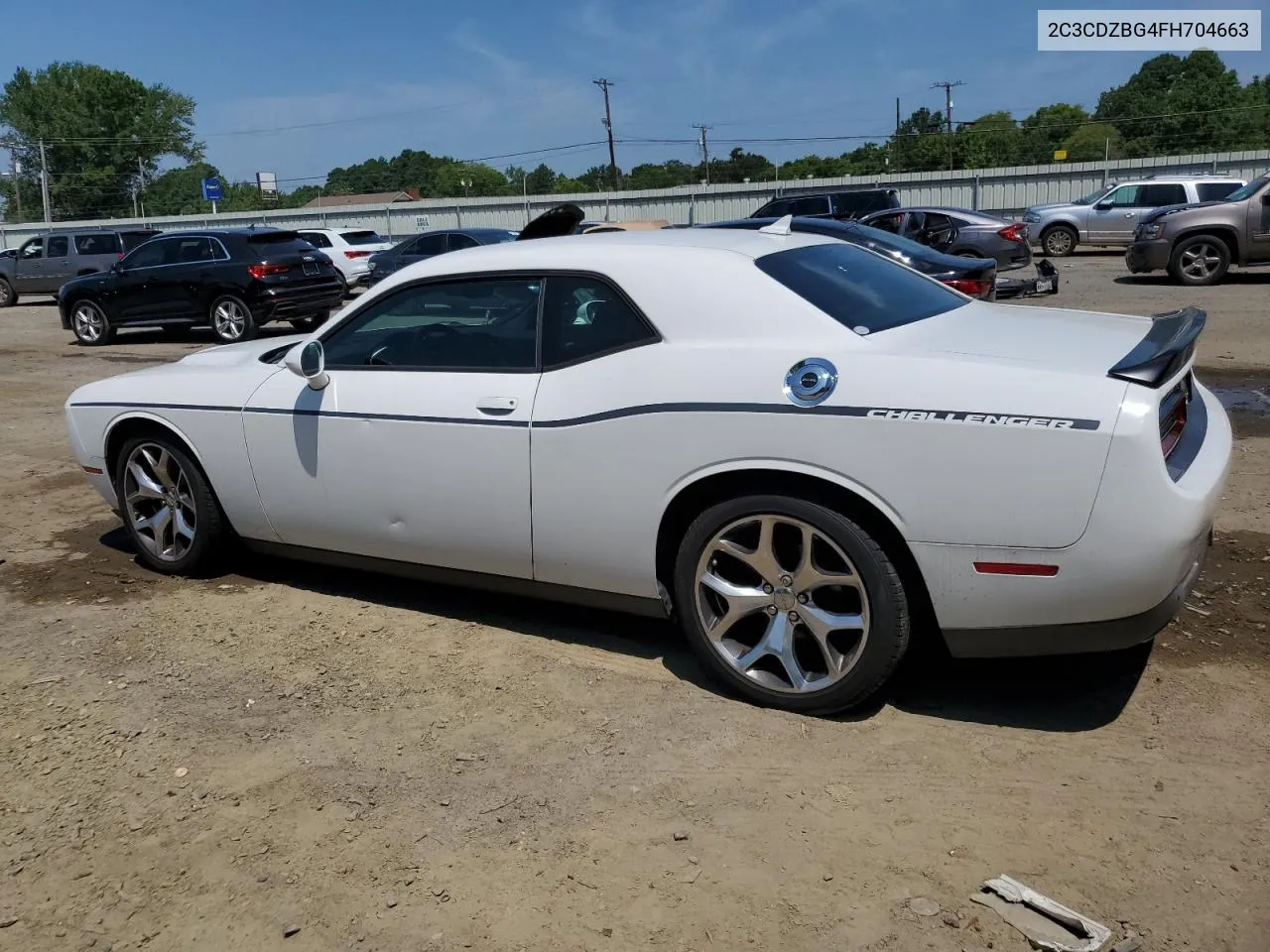 2015 Dodge Challenger Sxt Plus VIN: 2C3CDZBG4FH704663 Lot: 61527094