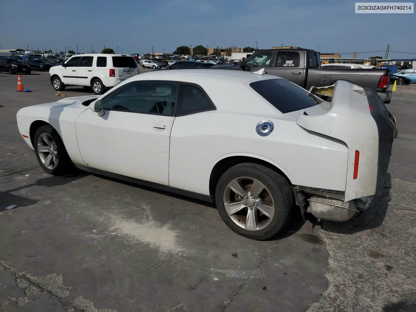 2015 Dodge Challenger Sxt VIN: 2C3CDZAGXFH740214 Lot: 63674074