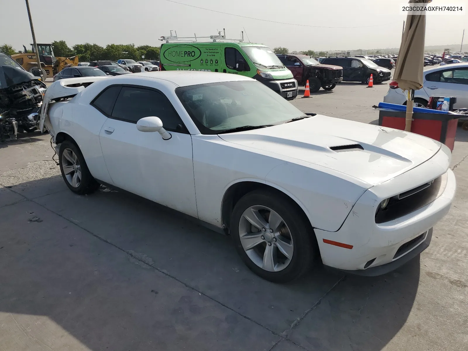 2015 Dodge Challenger Sxt VIN: 2C3CDZAGXFH740214 Lot: 63674074