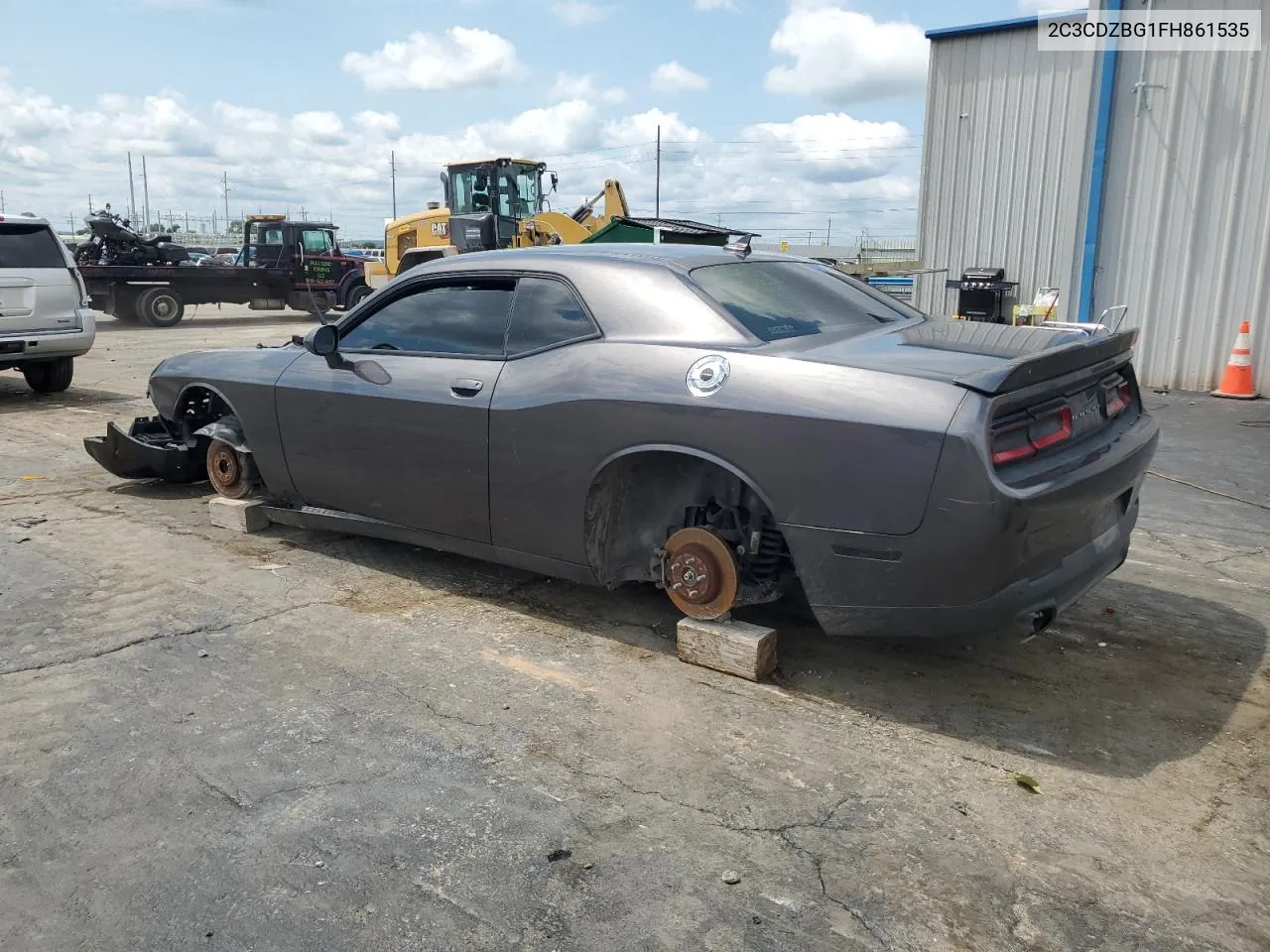 2015 Dodge Challenger Sxt Plus VIN: 2C3CDZBG1FH861535 Lot: 63676484