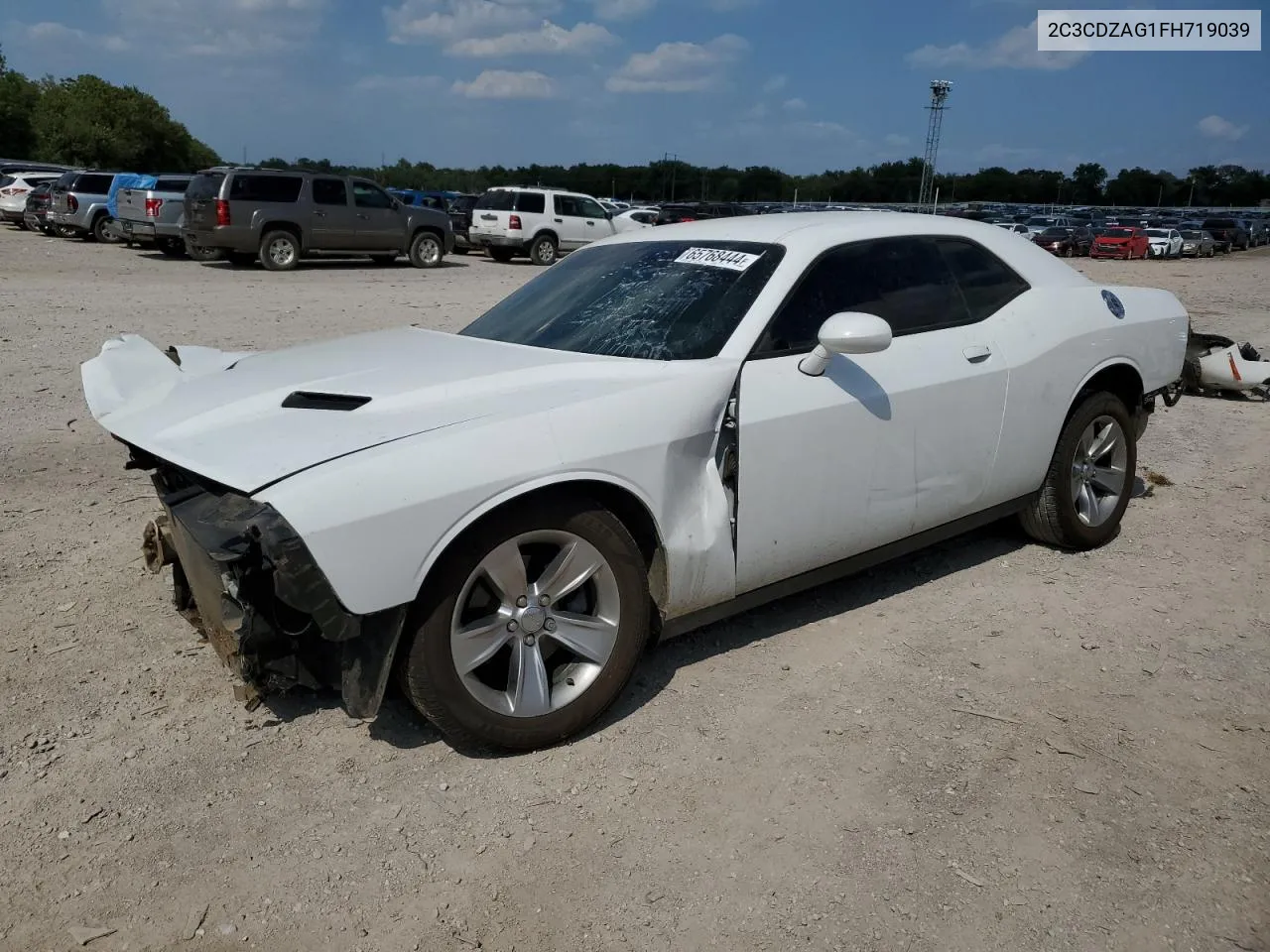 2015 Dodge Challenger Sxt VIN: 2C3CDZAG1FH719039 Lot: 65768444