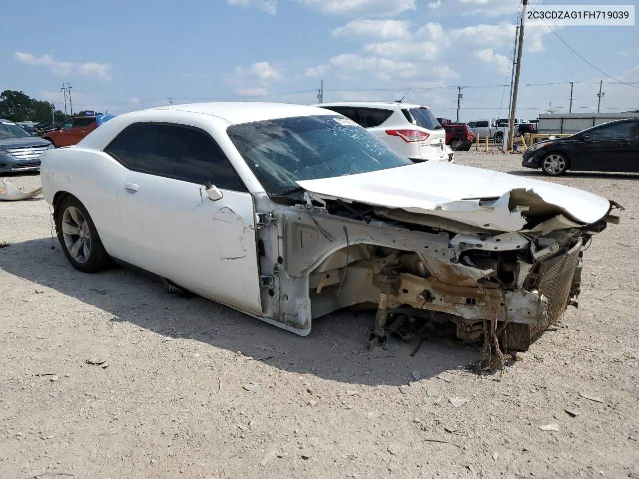 2015 Dodge Challenger Sxt VIN: 2C3CDZAG1FH719039 Lot: 65768444