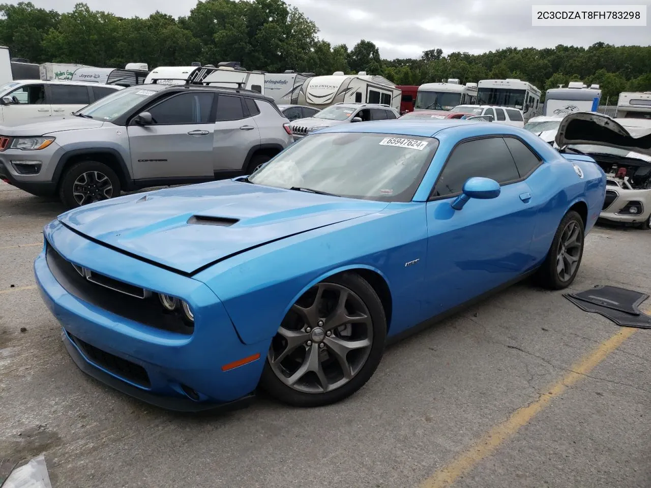 2C3CDZAT8FH783298 2015 Dodge Challenger Sxt