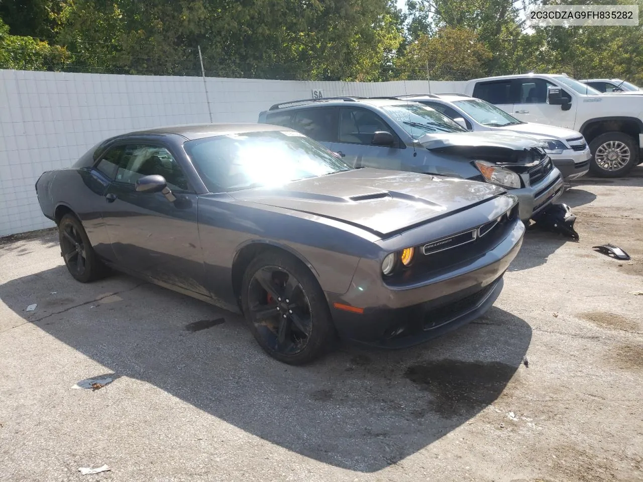 2015 Dodge Challenger Sxt VIN: 2C3CDZAG9FH835282 Lot: 67251024