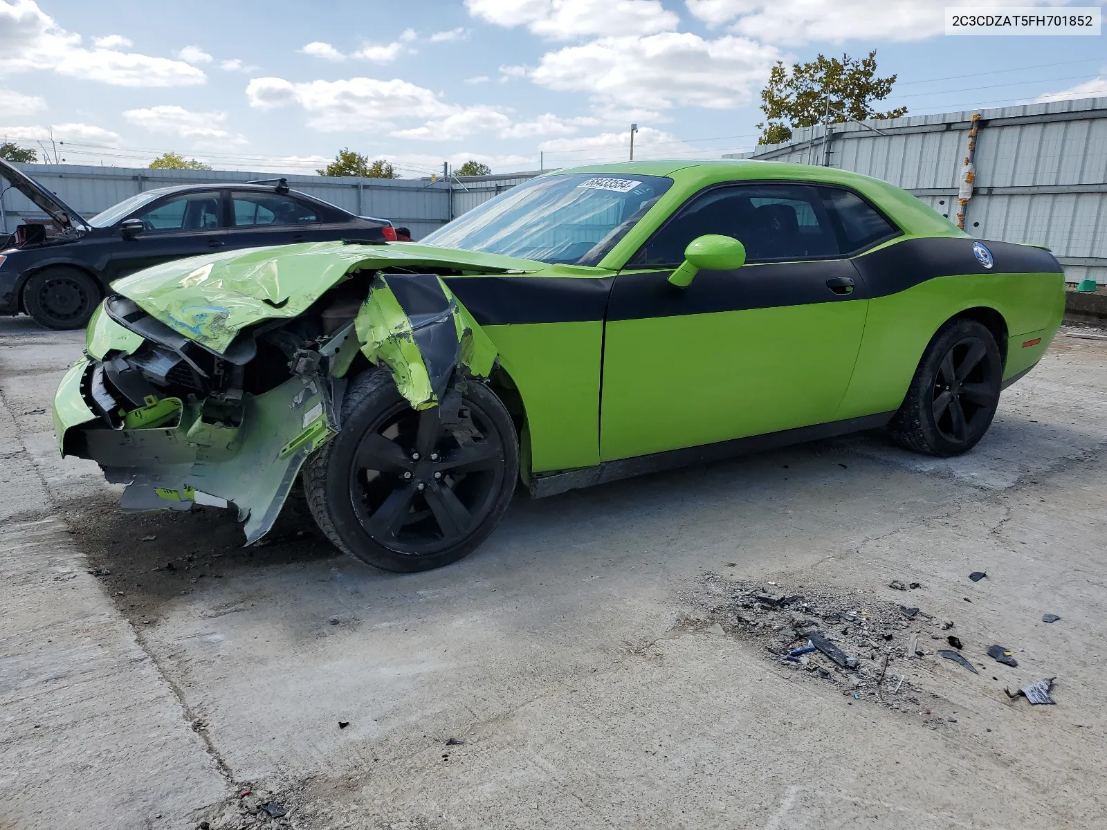 2015 Dodge Challenger Sxt VIN: 2C3CDZAT5FH701852 Lot: 68433554