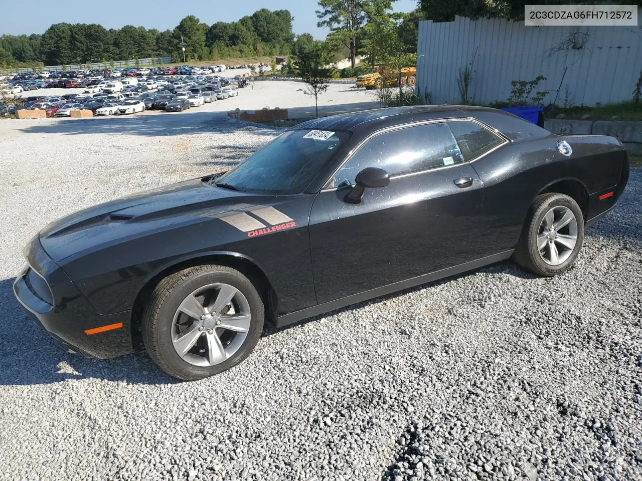 2015 Dodge Challenger Sxt VIN: 2C3CDZAG6FH712572 Lot: 68451834