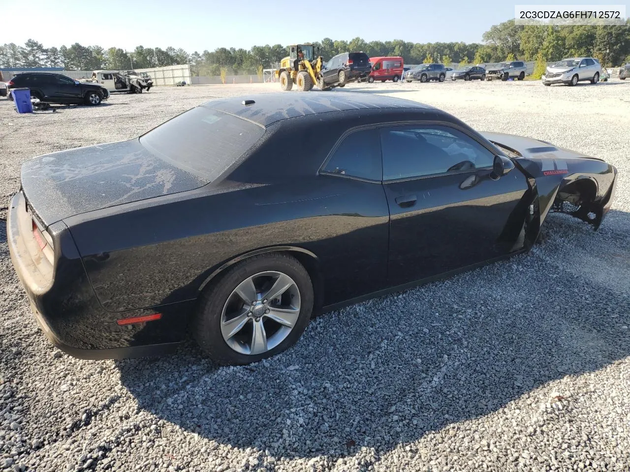 2015 Dodge Challenger Sxt VIN: 2C3CDZAG6FH712572 Lot: 68451834