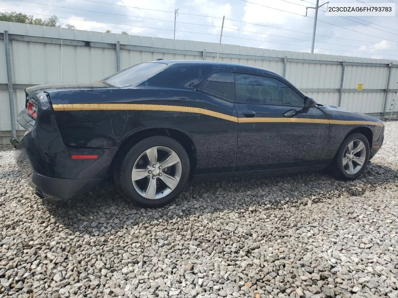 2015 Dodge Challenger Sxt VIN: 2C3CDZAG6FH793783 Lot: 68550974