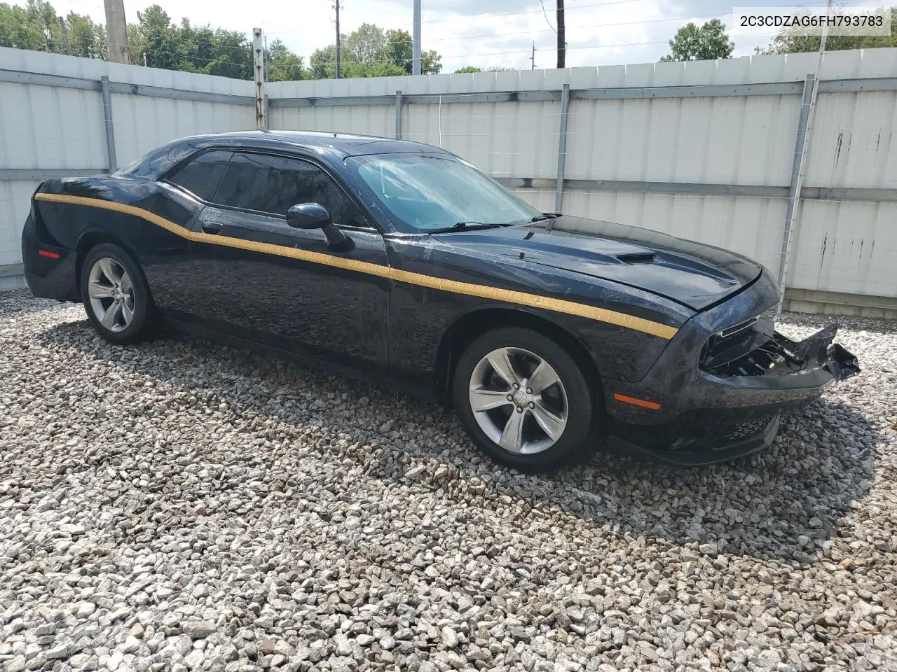 2015 Dodge Challenger Sxt VIN: 2C3CDZAG6FH793783 Lot: 68550974