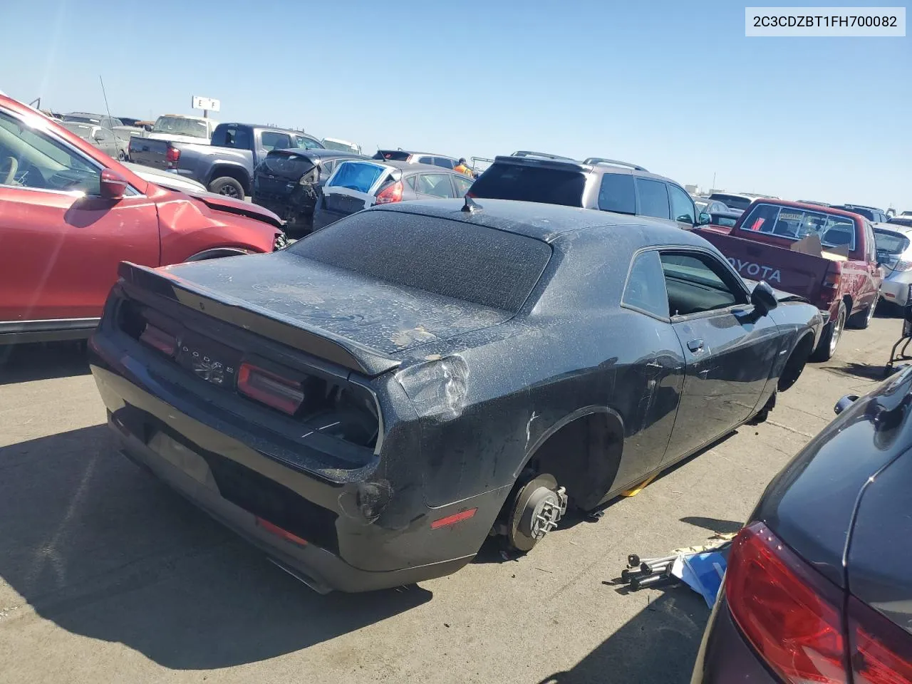 2C3CDZBT1FH700082 2015 Dodge Challenger Sxt Plus