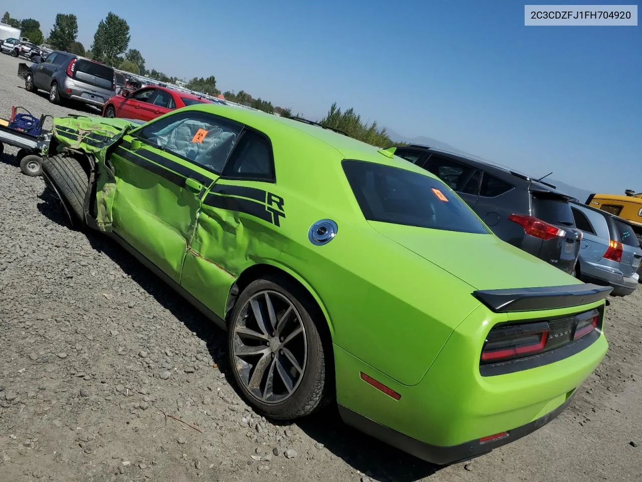 2015 Dodge Challenger R/T Scat Pack VIN: 2C3CDZFJ1FH704920 Lot: 69083344