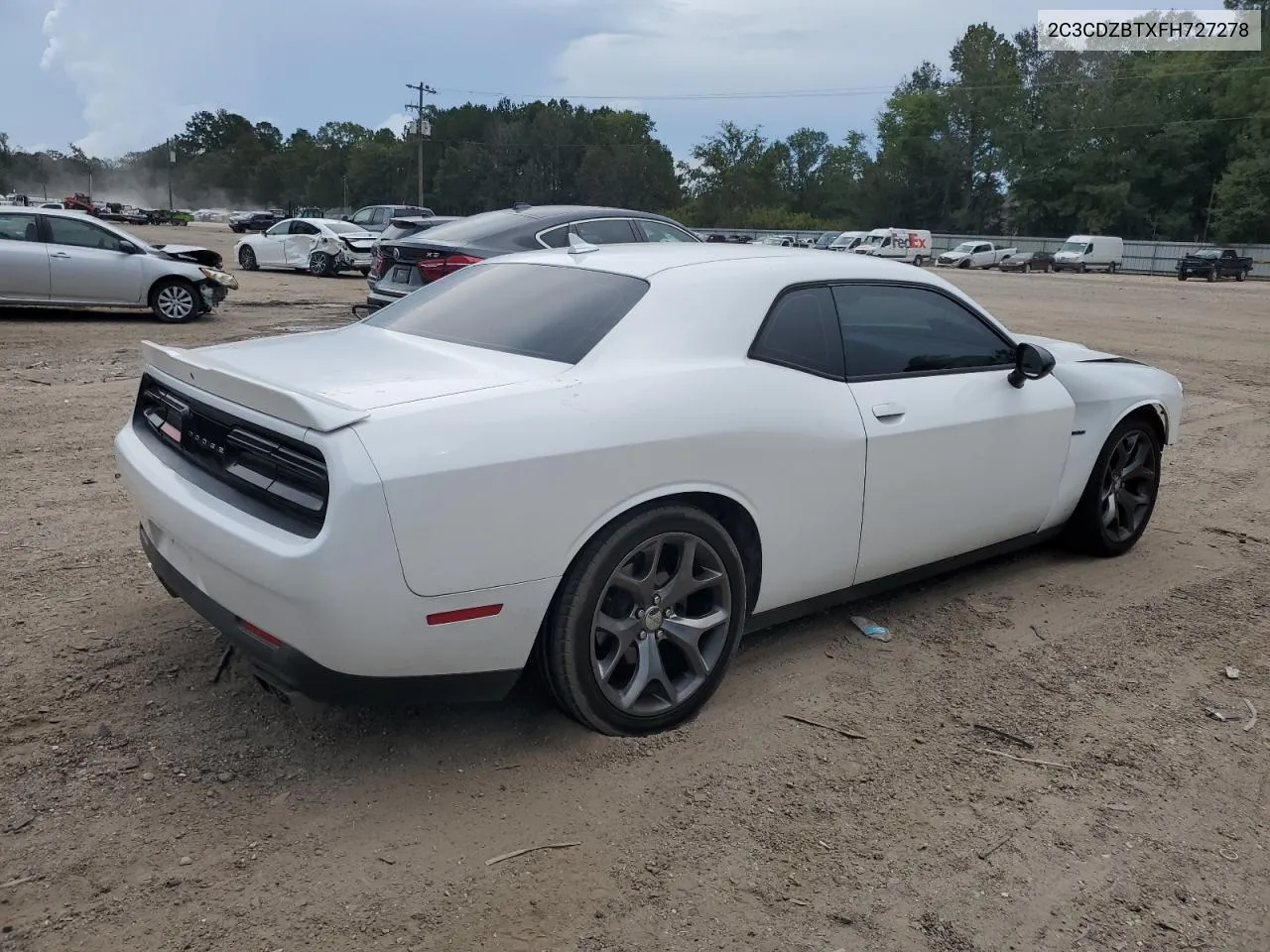 2C3CDZBTXFH727278 2015 Dodge Challenger Sxt Plus