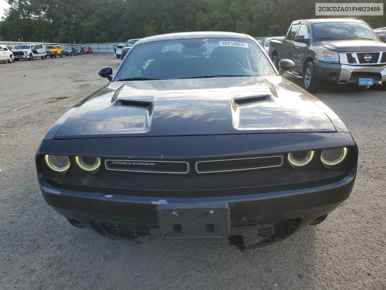 2C3CDZAG1FH822459 2015 Dodge Challenger Sxt