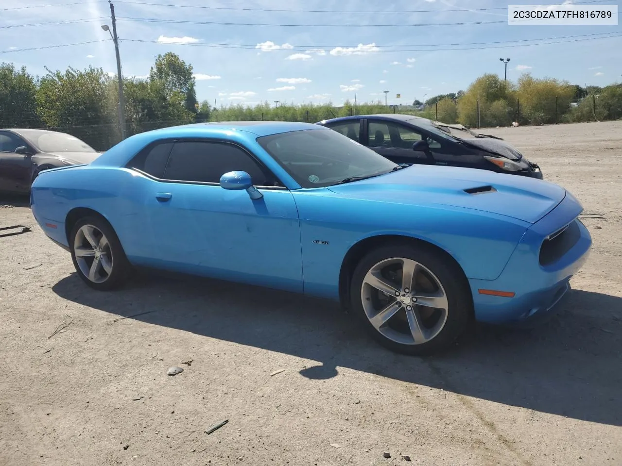 2015 Dodge Challenger Sxt VIN: 2C3CDZAT7FH816789 Lot: 69318864