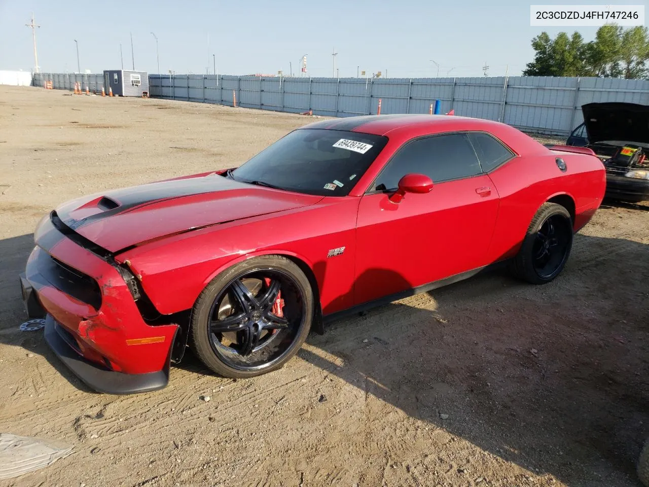 2C3CDZDJ4FH747246 2015 Dodge Challenger Srt 392