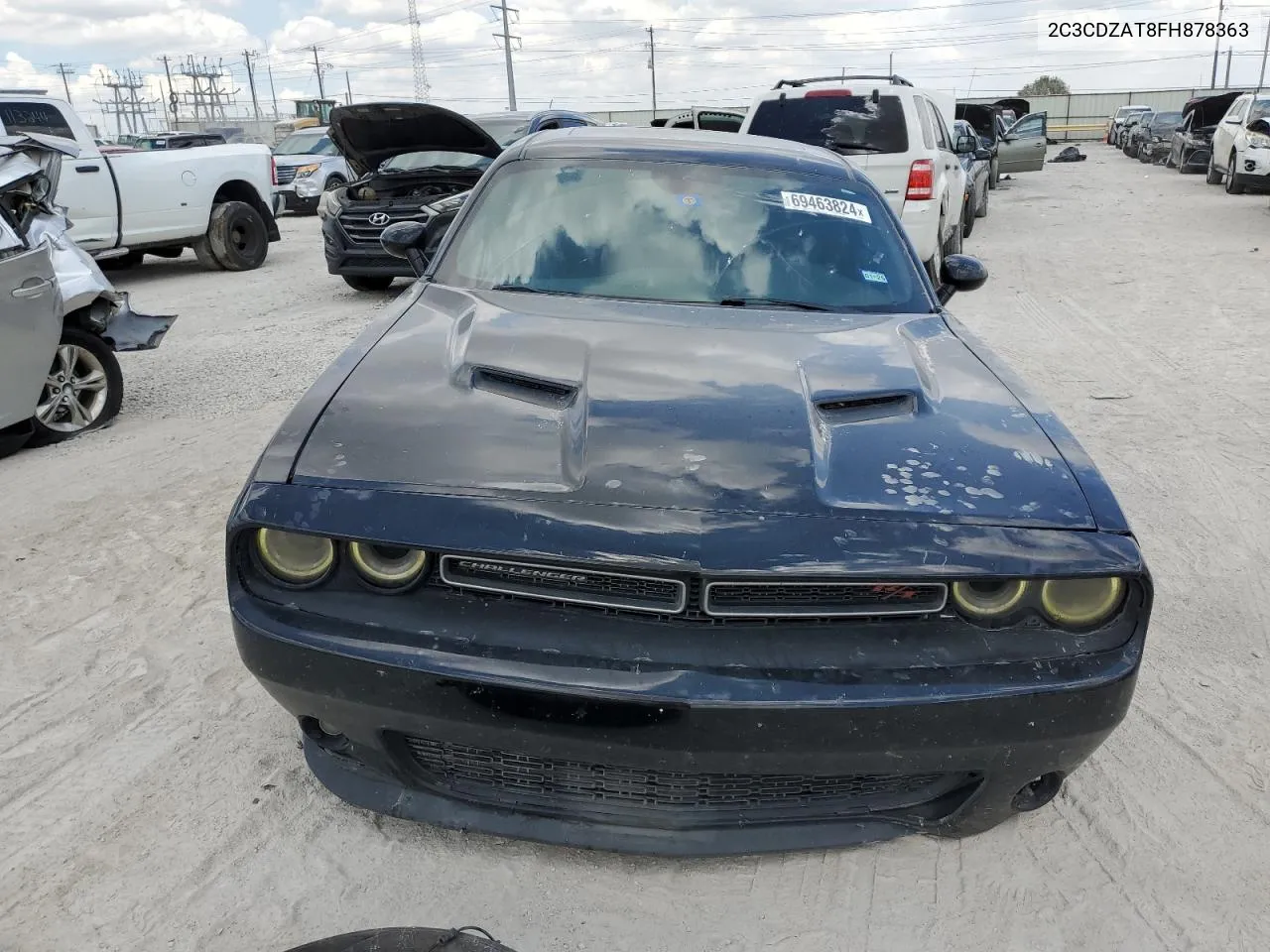 2C3CDZAT8FH878363 2015 Dodge Challenger Sxt