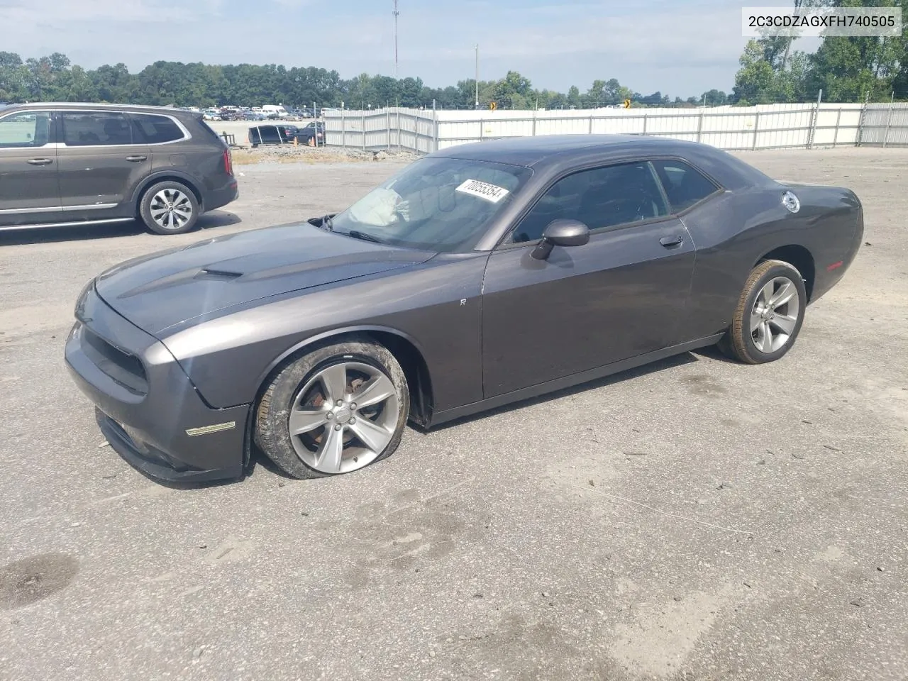 2015 Dodge Challenger Sxt VIN: 2C3CDZAGXFH740505 Lot: 70055354