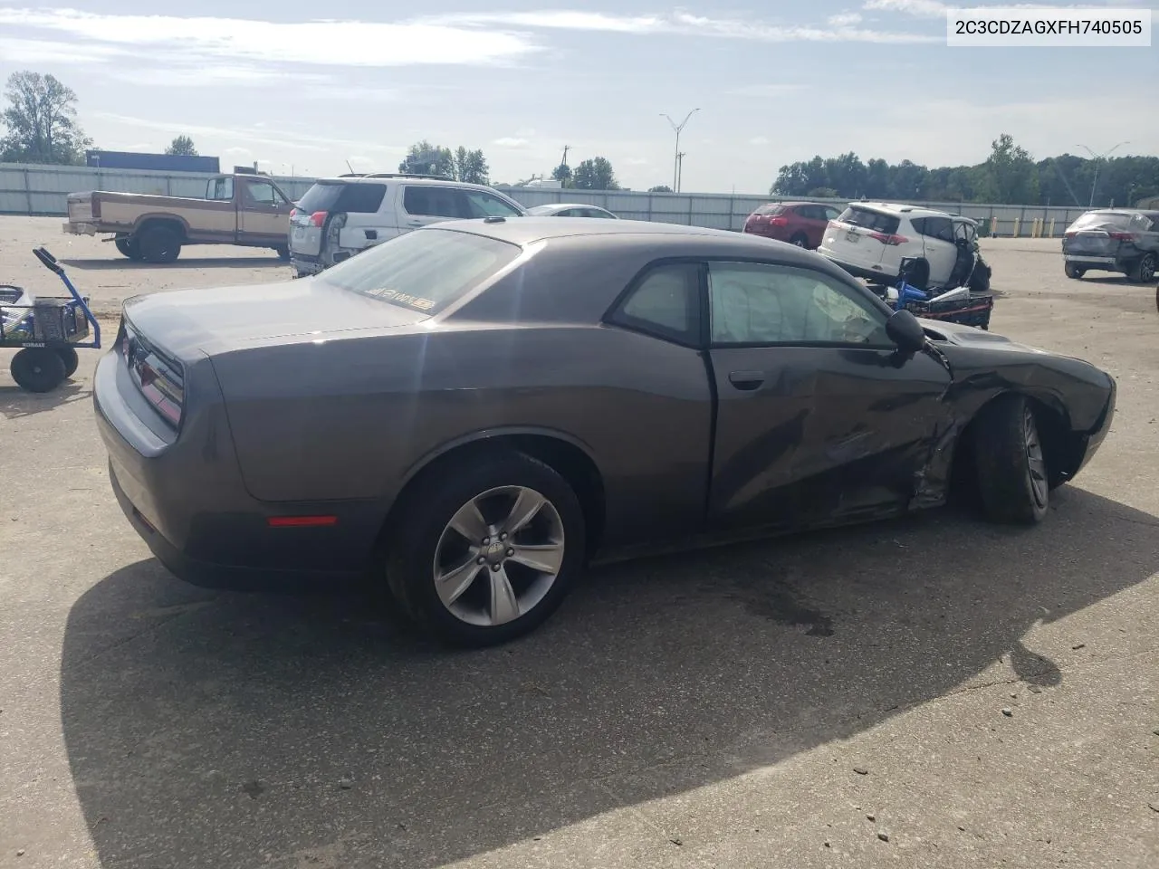 2015 Dodge Challenger Sxt VIN: 2C3CDZAGXFH740505 Lot: 70055354