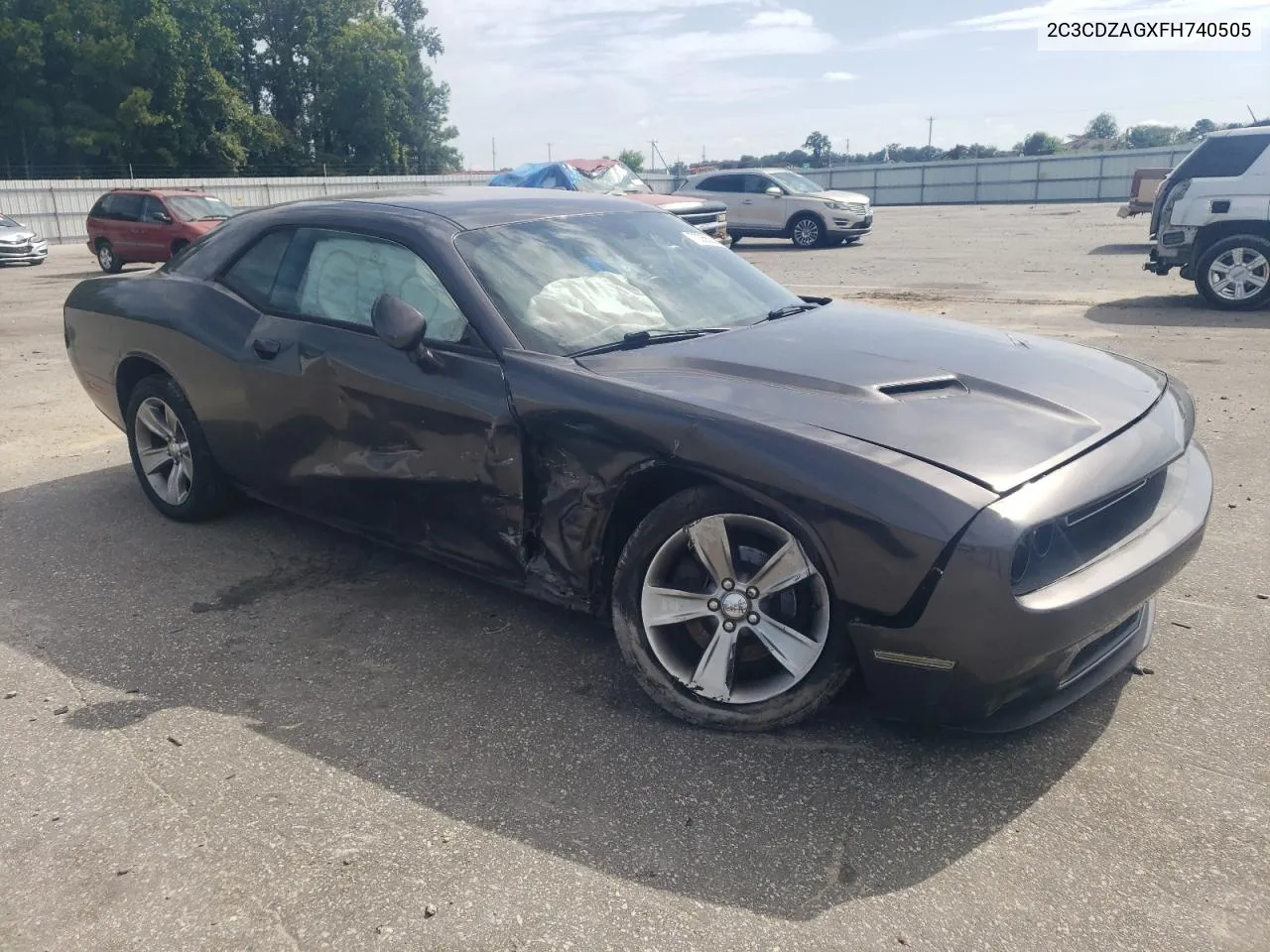 2015 Dodge Challenger Sxt VIN: 2C3CDZAGXFH740505 Lot: 70055354