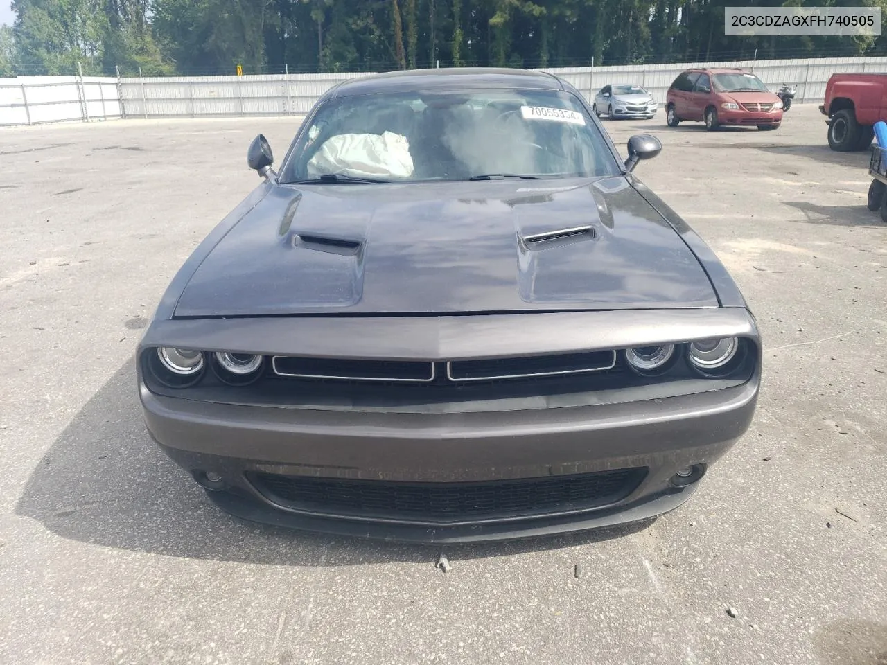 2015 Dodge Challenger Sxt VIN: 2C3CDZAGXFH740505 Lot: 70055354