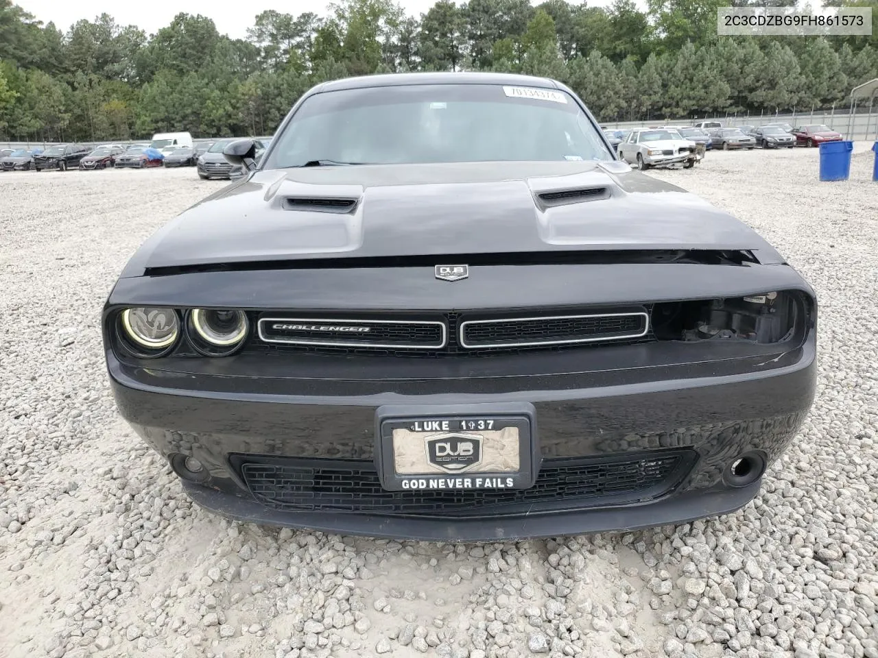 2015 Dodge Challenger Sxt Plus VIN: 2C3CDZBG9FH861573 Lot: 70134374