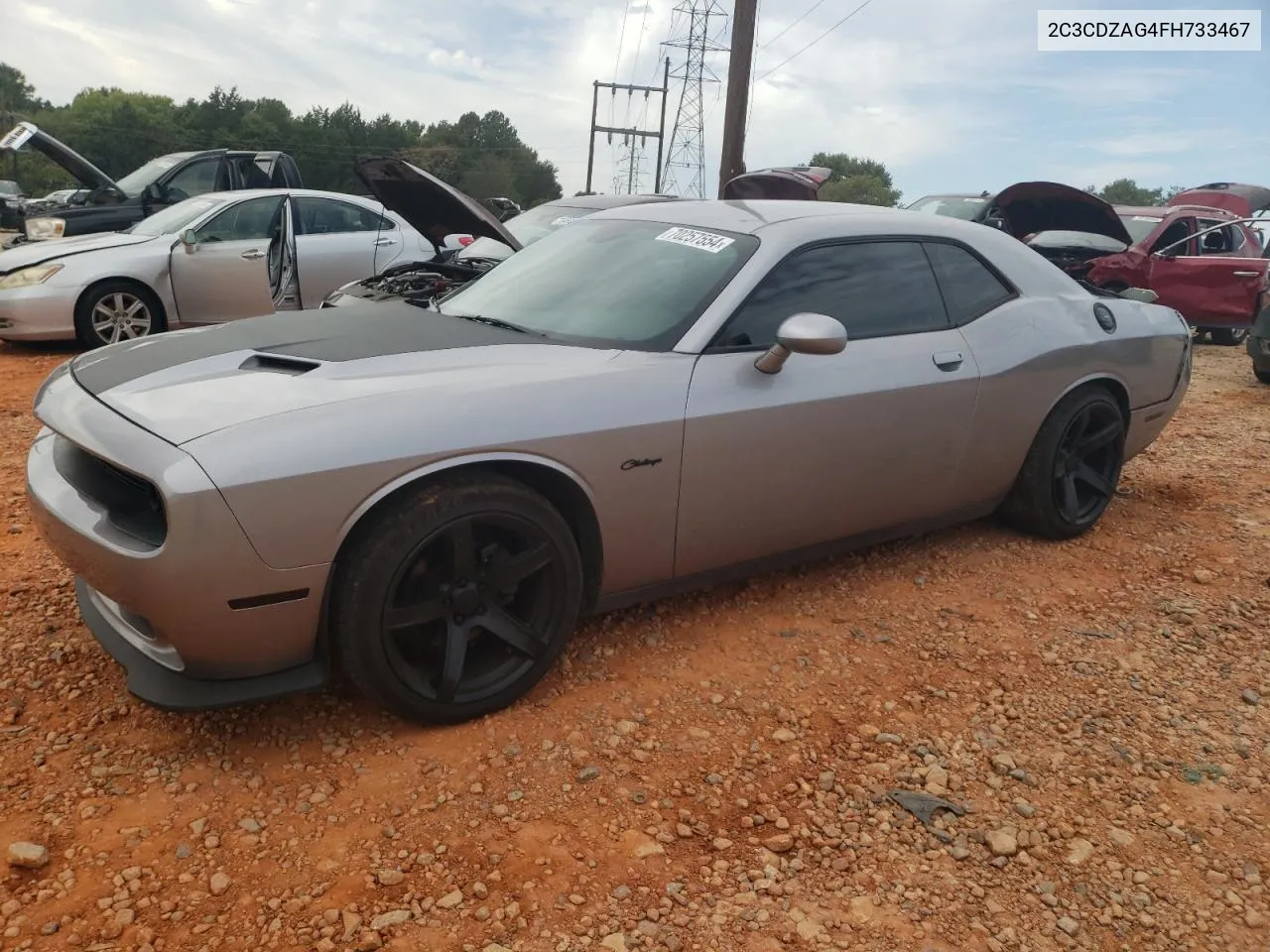 2C3CDZAG4FH733467 2015 Dodge Challenger Sxt