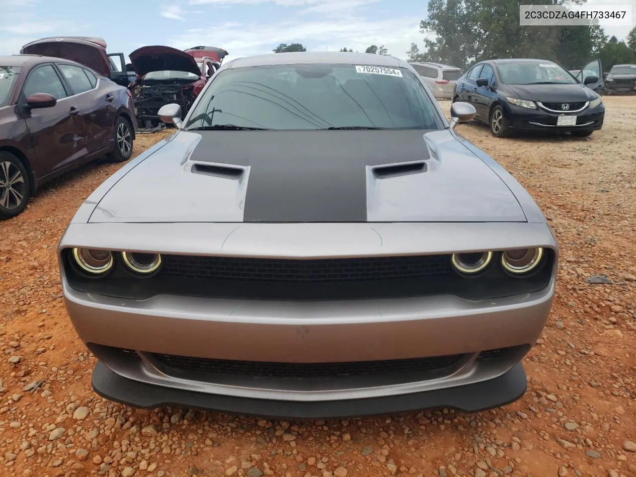 2C3CDZAG4FH733467 2015 Dodge Challenger Sxt