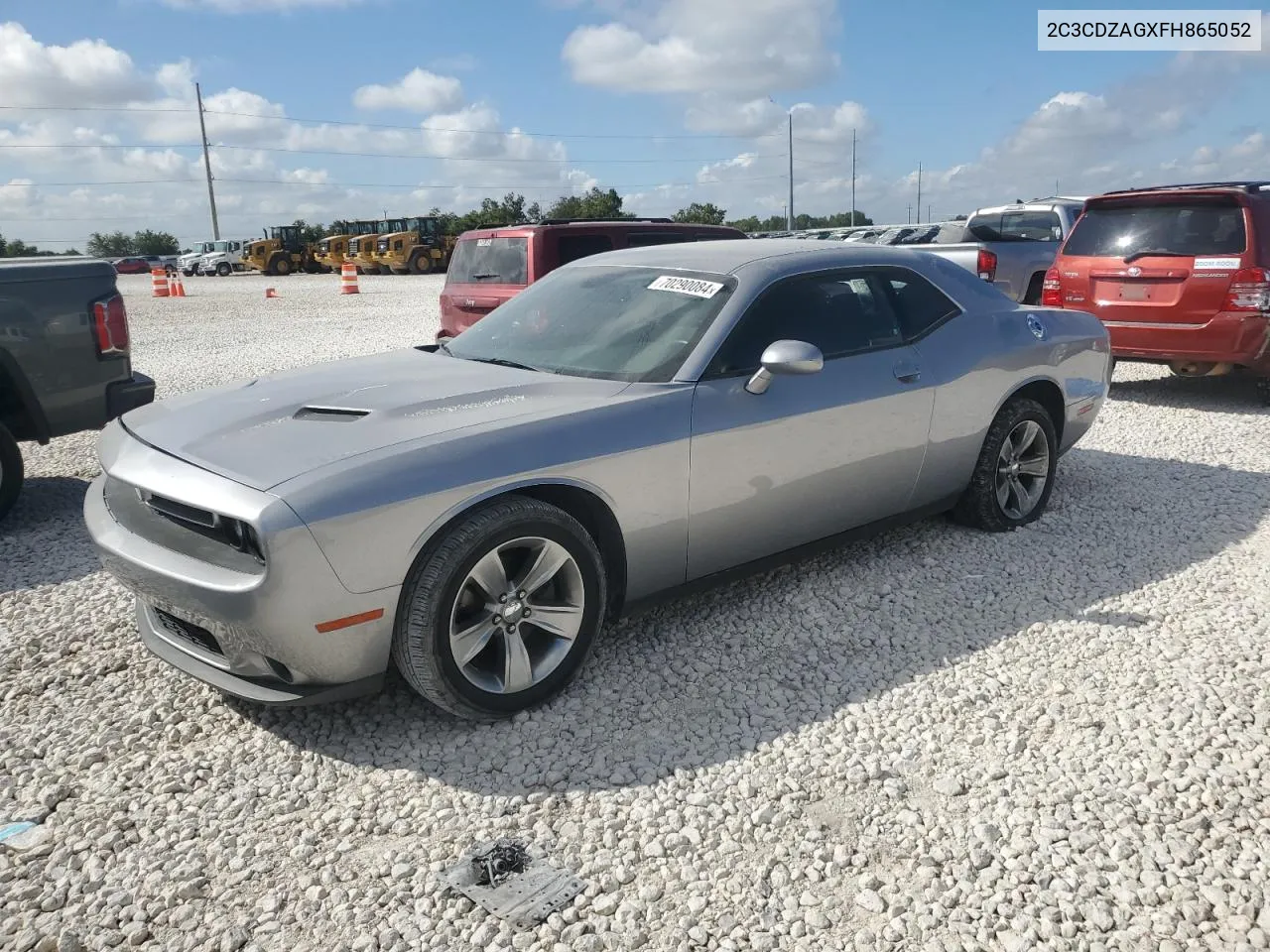 2015 Dodge Challenger Sxt VIN: 2C3CDZAGXFH865052 Lot: 70290084