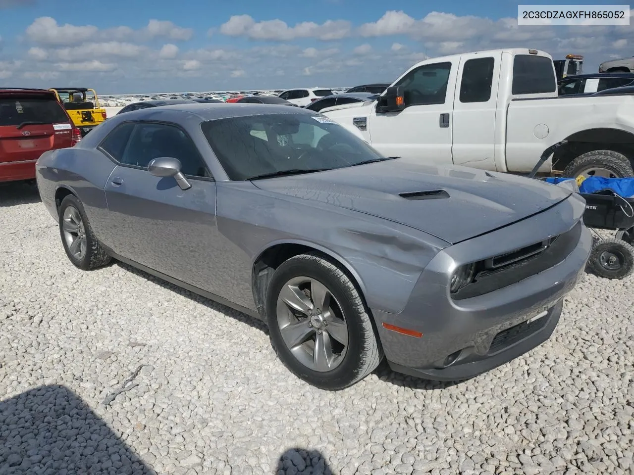 2015 Dodge Challenger Sxt VIN: 2C3CDZAGXFH865052 Lot: 70290084