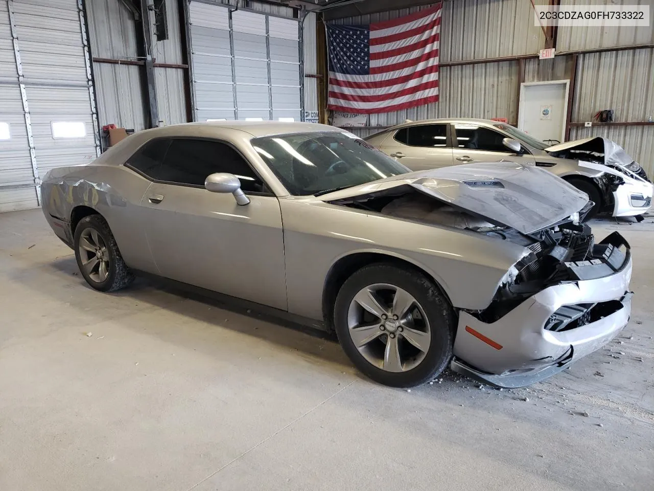 2015 Dodge Challenger Sxt VIN: 2C3CDZAG0FH733322 Lot: 70904544