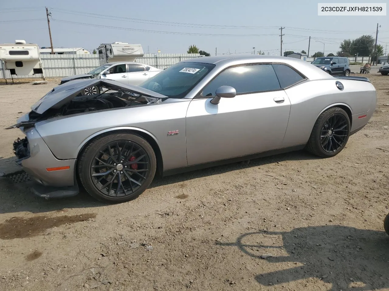 2015 Dodge Challenger R/T Scat Pack VIN: 2C3CDZFJXFH821539 Lot: 70924274