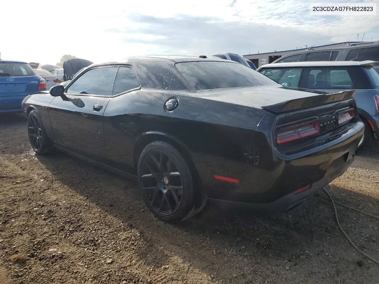 2015 Dodge Challenger Sxt VIN: 2C3CDZAG7FH822823 Lot: 71111944