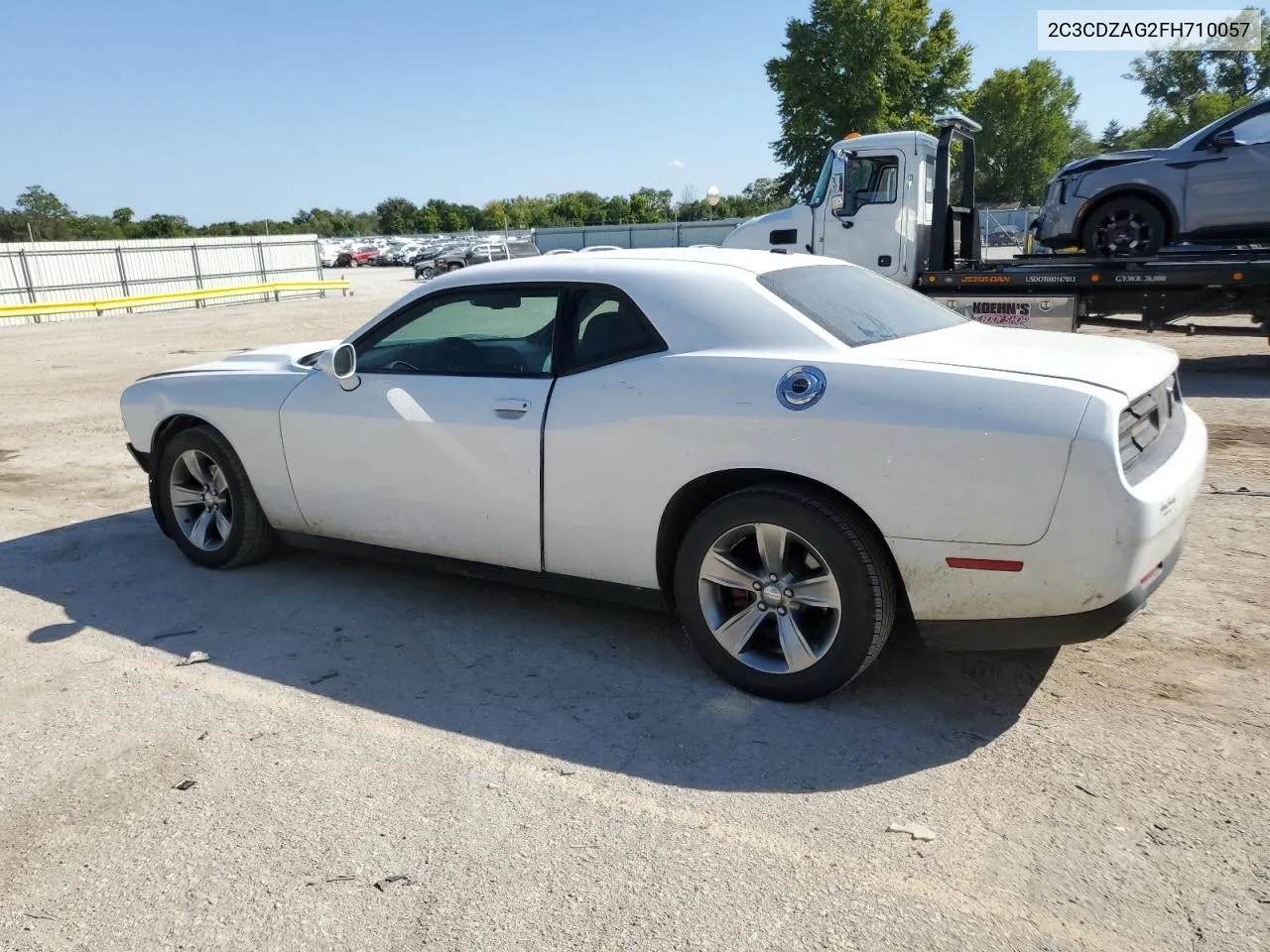 2015 Dodge Challenger Sxt VIN: 2C3CDZAG2FH710057 Lot: 71182094