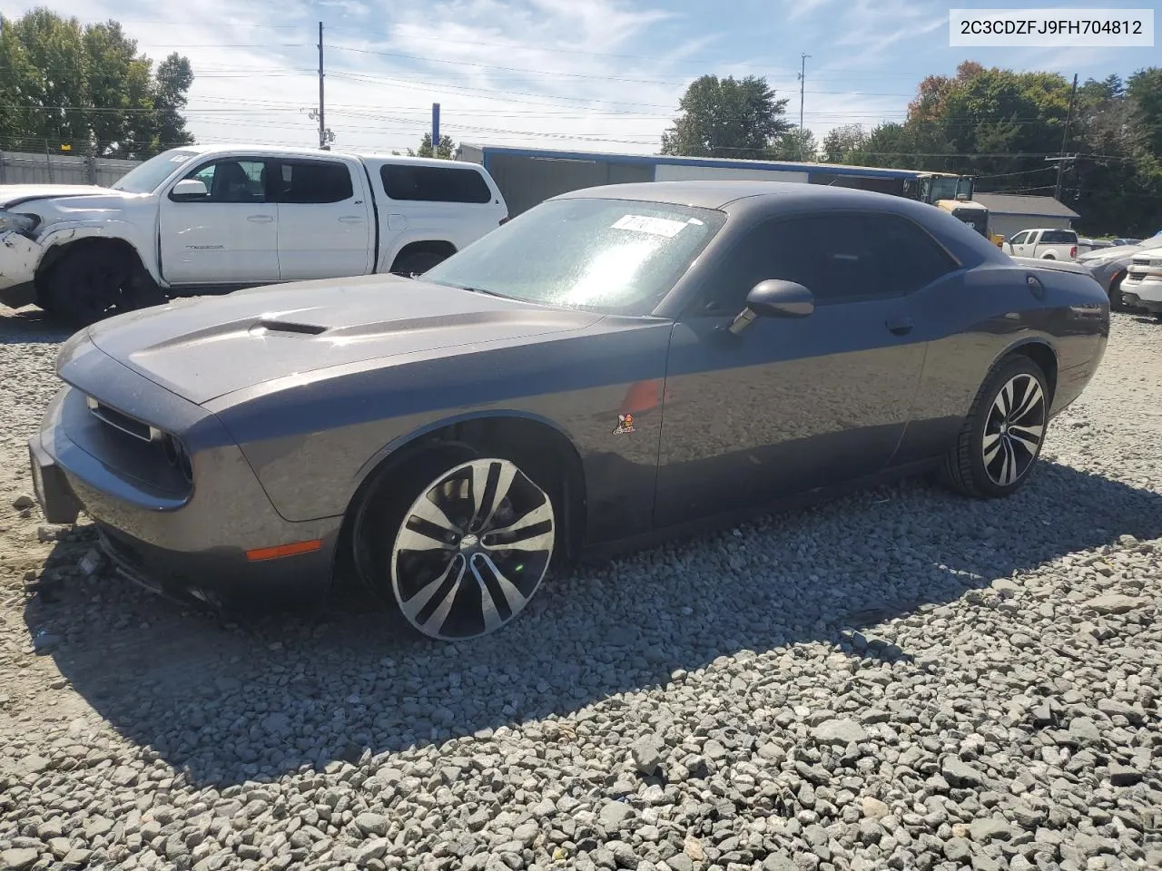 2015 Dodge Challenger R/T Scat Pack VIN: 2C3CDZFJ9FH704812 Lot: 71184474