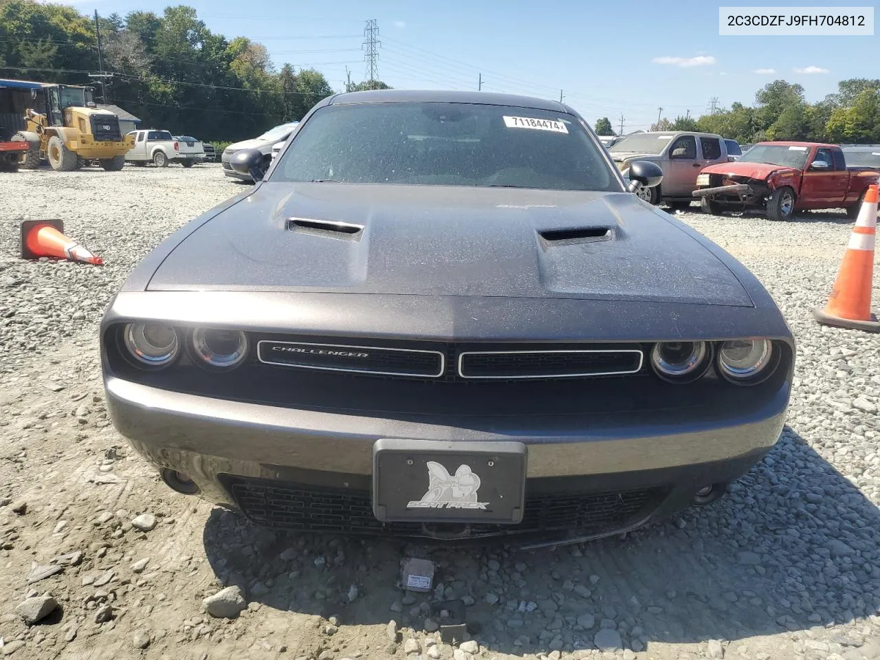 2015 Dodge Challenger R/T Scat Pack VIN: 2C3CDZFJ9FH704812 Lot: 71184474