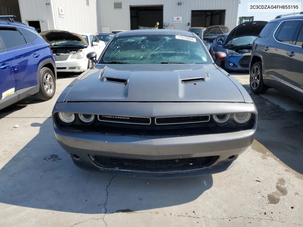 2015 Dodge Challenger Sxt VIN: 2C3CDZAG4FH855195 Lot: 71215954