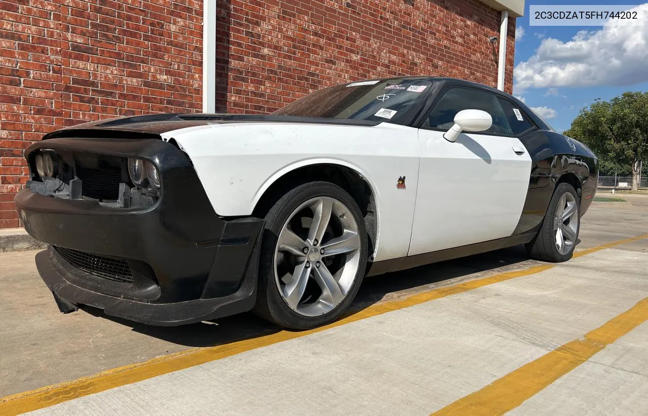 2015 Dodge Challenger Sxt VIN: 2C3CDZAT5FH744202 Lot: 71486004