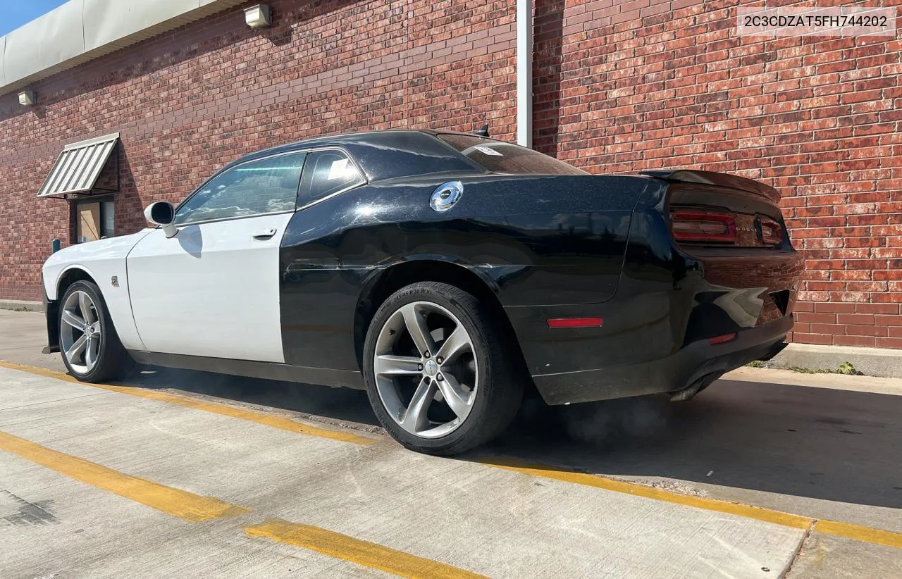 2015 Dodge Challenger Sxt VIN: 2C3CDZAT5FH744202 Lot: 71486004