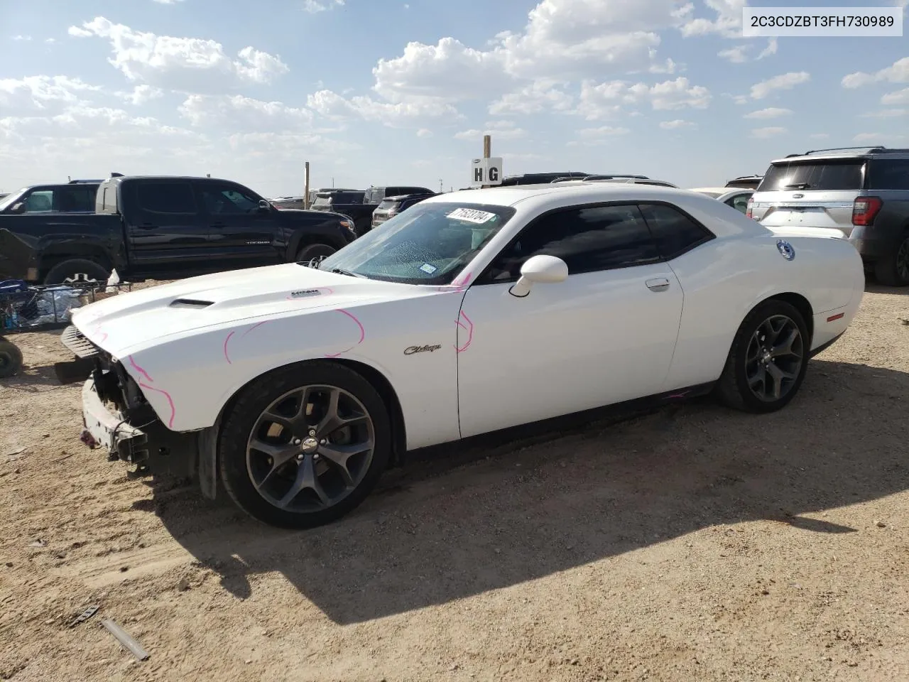 2015 Dodge Challenger Sxt Plus VIN: 2C3CDZBT3FH730989 Lot: 71523704