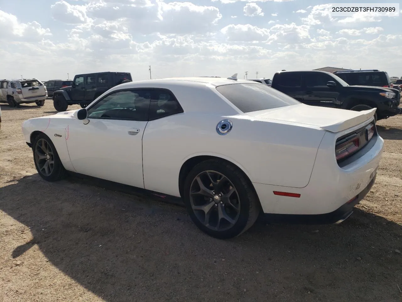 2015 Dodge Challenger Sxt Plus VIN: 2C3CDZBT3FH730989 Lot: 71523704