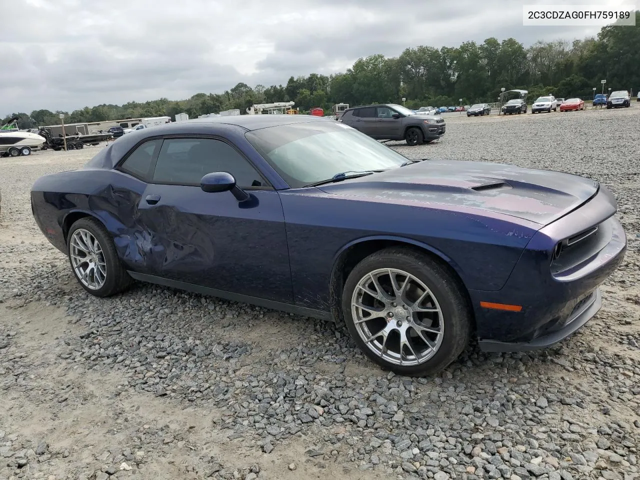 2015 Dodge Challenger Sxt VIN: 2C3CDZAG0FH759189 Lot: 71581574