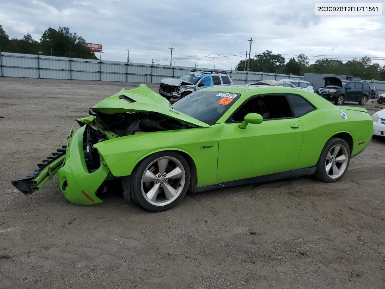 2015 Dodge Challenger Sxt Plus VIN: 2C3CDZBT2FH711561 Lot: 71714204