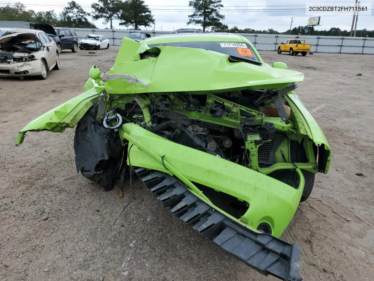 2015 Dodge Challenger Sxt Plus VIN: 2C3CDZBT2FH711561 Lot: 71714204