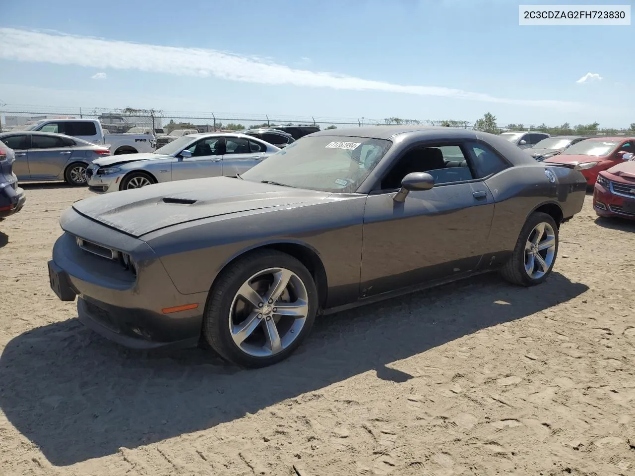 2015 Dodge Challenger Sxt VIN: 2C3CDZAG2FH723830 Lot: 71767994