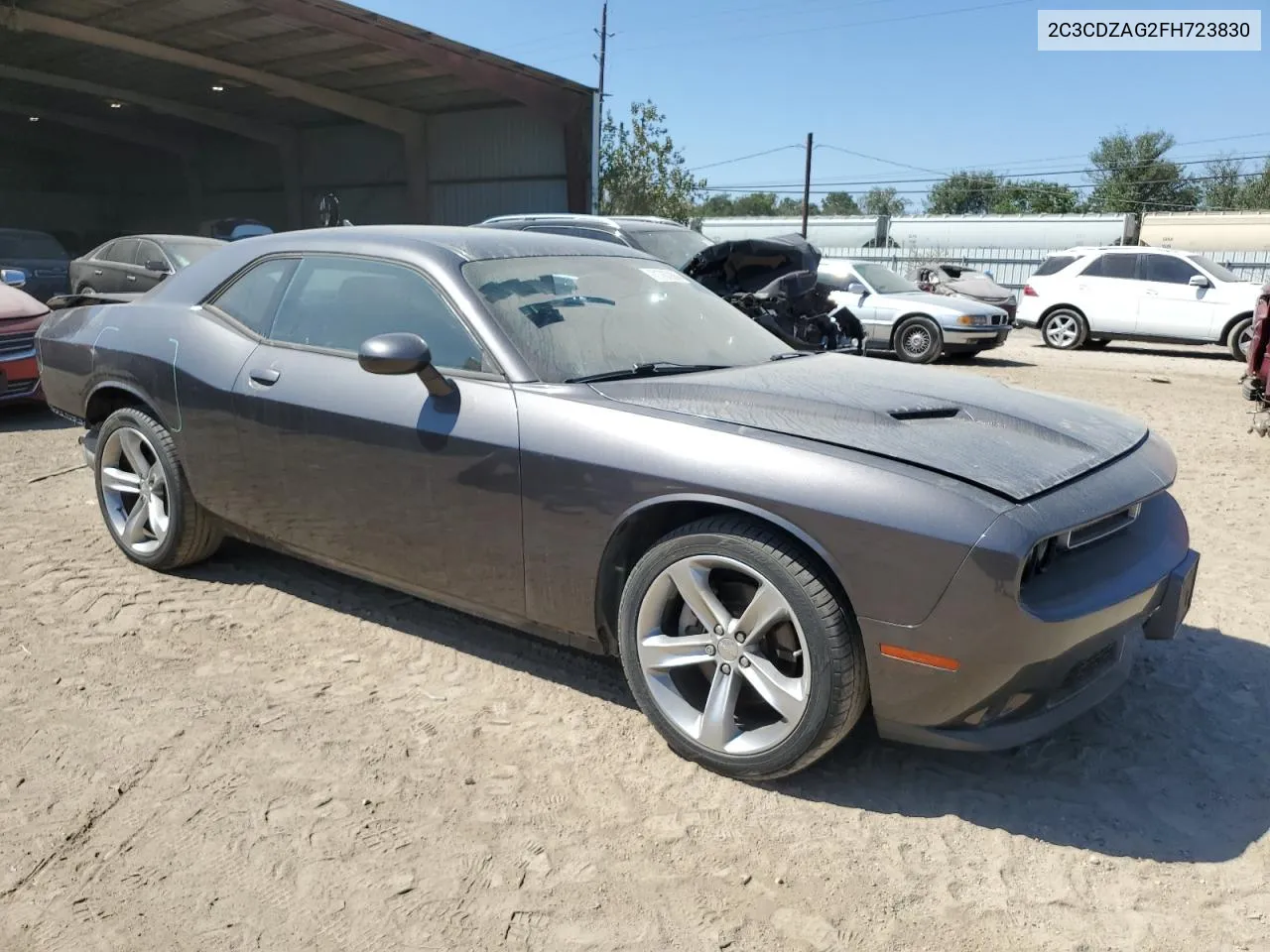 2015 Dodge Challenger Sxt VIN: 2C3CDZAG2FH723830 Lot: 71767994